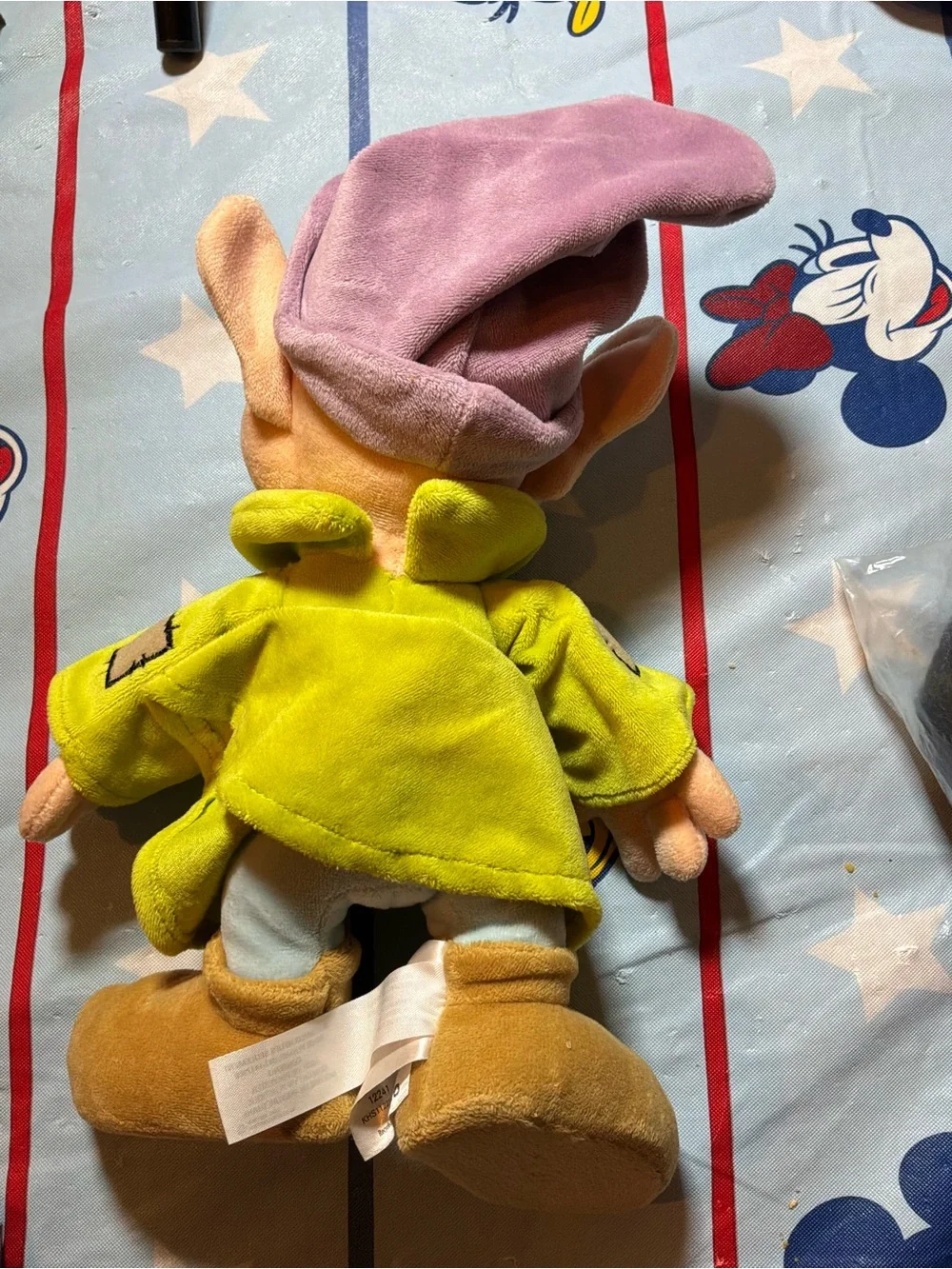 Disney parks Snow White and the seven dwarf dopey plush preowned w/tags